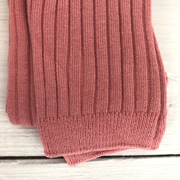 🌸 Pink Ribbed Cotton Leggings trendy and CUTE!! - Picture 5 of 8